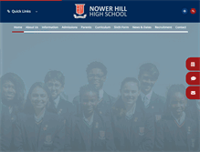 Tablet Screenshot of nowerhill.org.uk